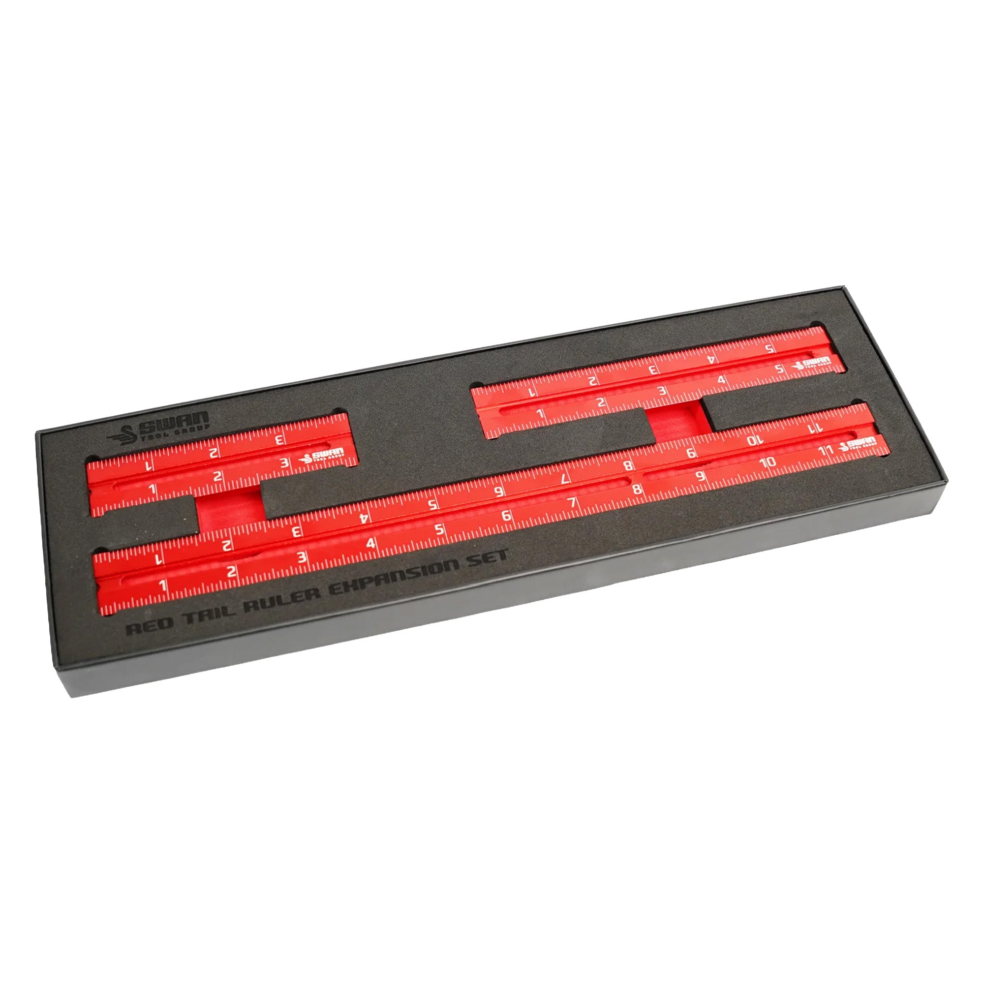 Swan Tool Group RED TAIL Ruler Set