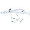 SCM Minimax SC 2C Sliding Table Saw - 5.25' Slider