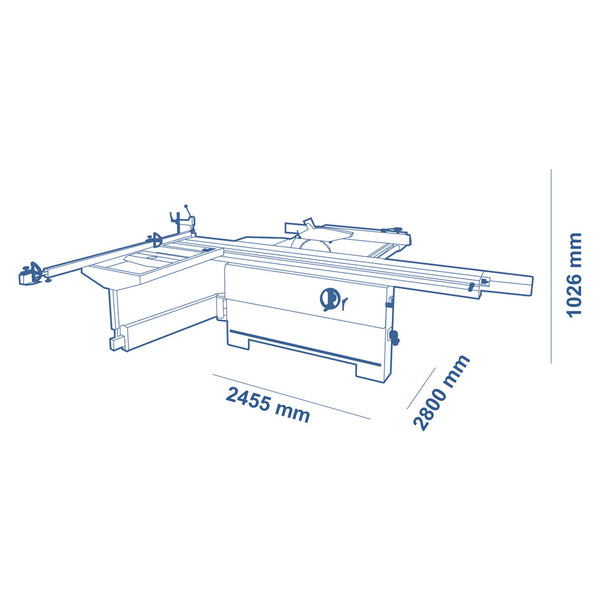 SCM Minimax SC 3C Sliding Table Saw - 5.5' Slider