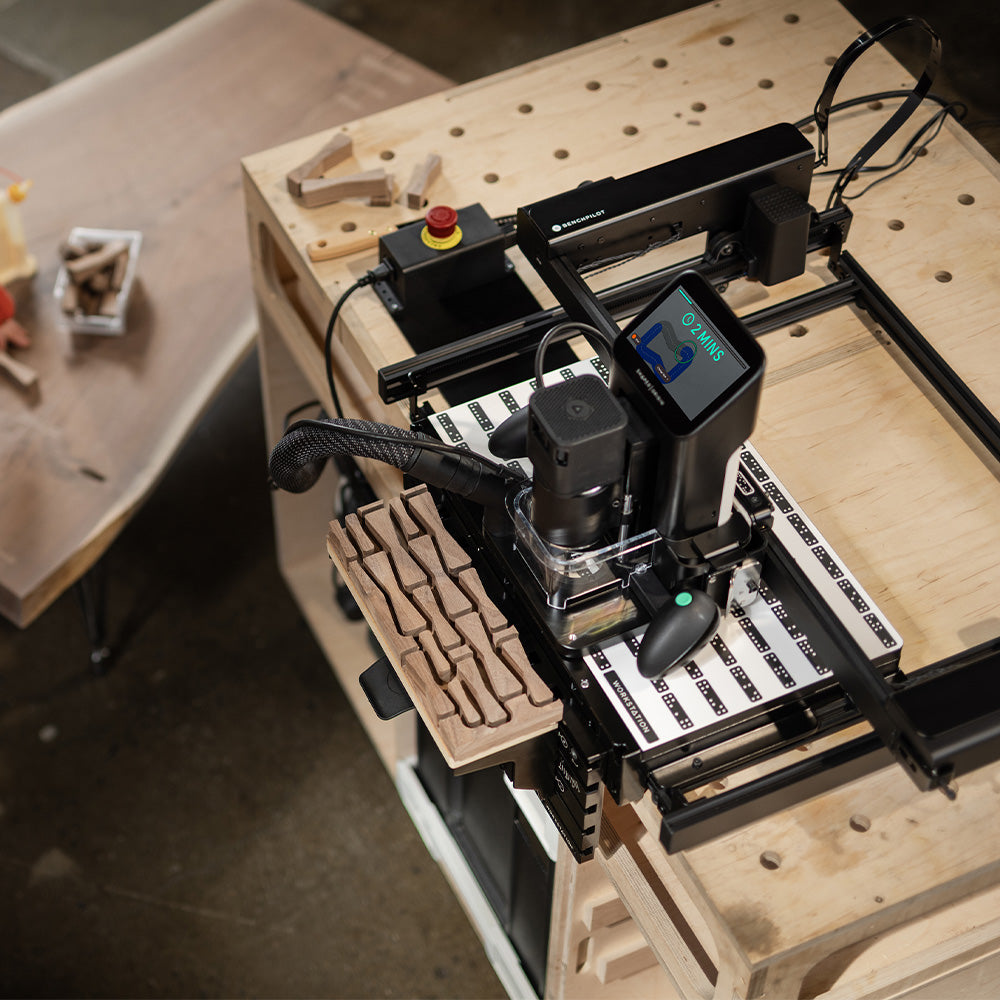 Shaper Origin + BenchPilot + Workstation + Shelf Upgrade Kit + Plate + Edge Mortising Adapter