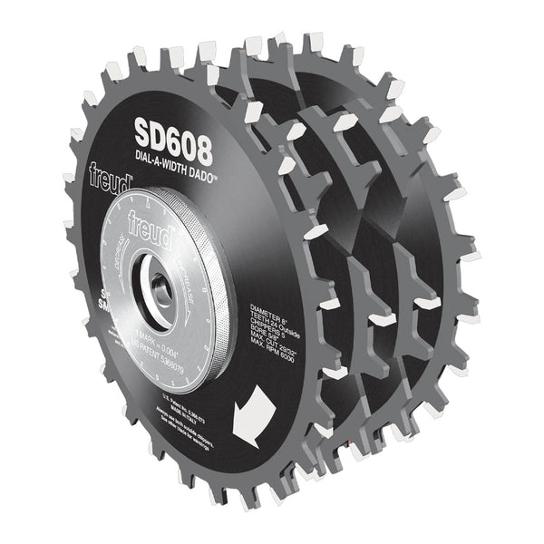 Freud 8" Dial-A-Width Stacked Dado Set