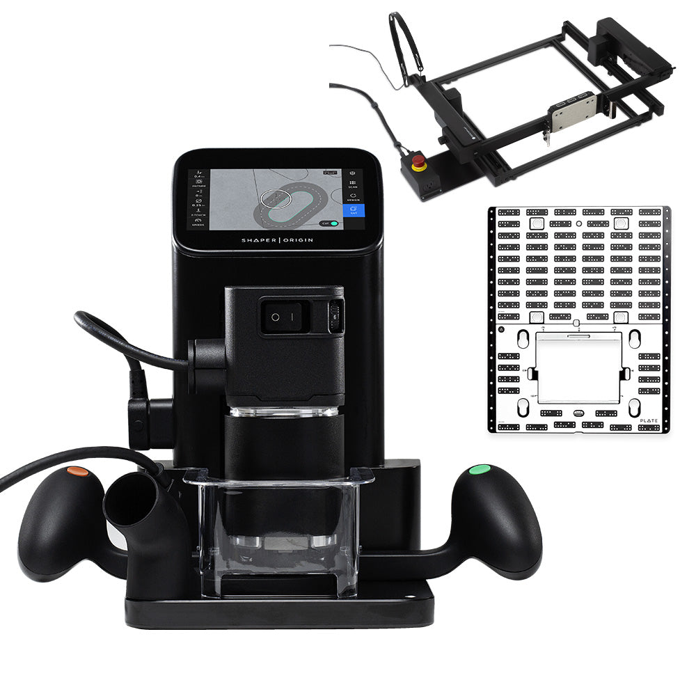 Shaper Origin + BenchPilot + Workstation + Plate