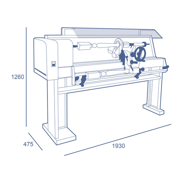 SCM Minimax T 124 Woodturning Copy Lathe
