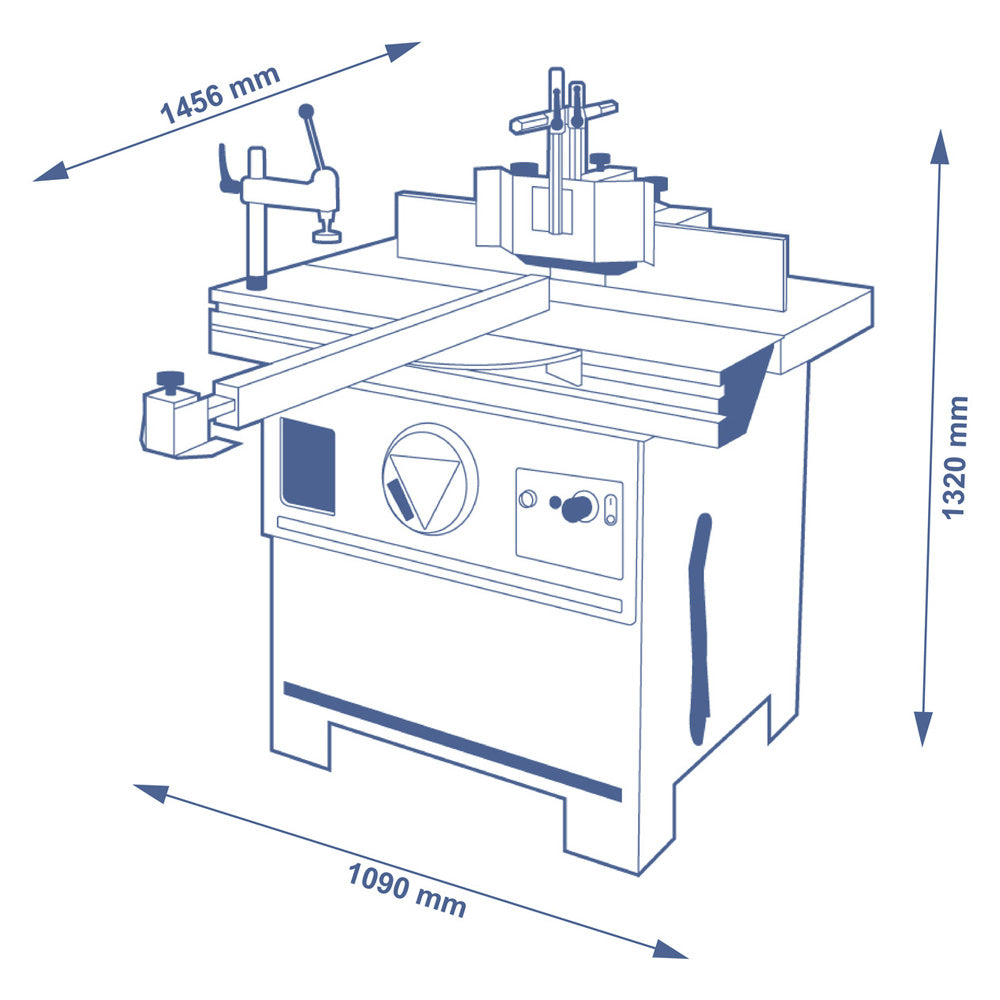 SCM Minimax TW 45C Fixed Spindle Shaper
