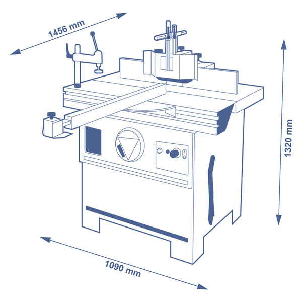 SCM Minimax TW 45C Fixed Spindle Shaper