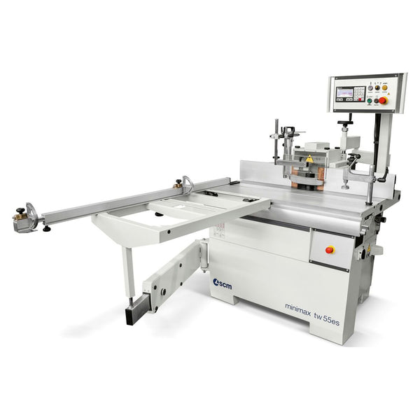 SCM Minimax TW 55es Tilting Spindle Shaper w/Ready 3UP Control (3PH)