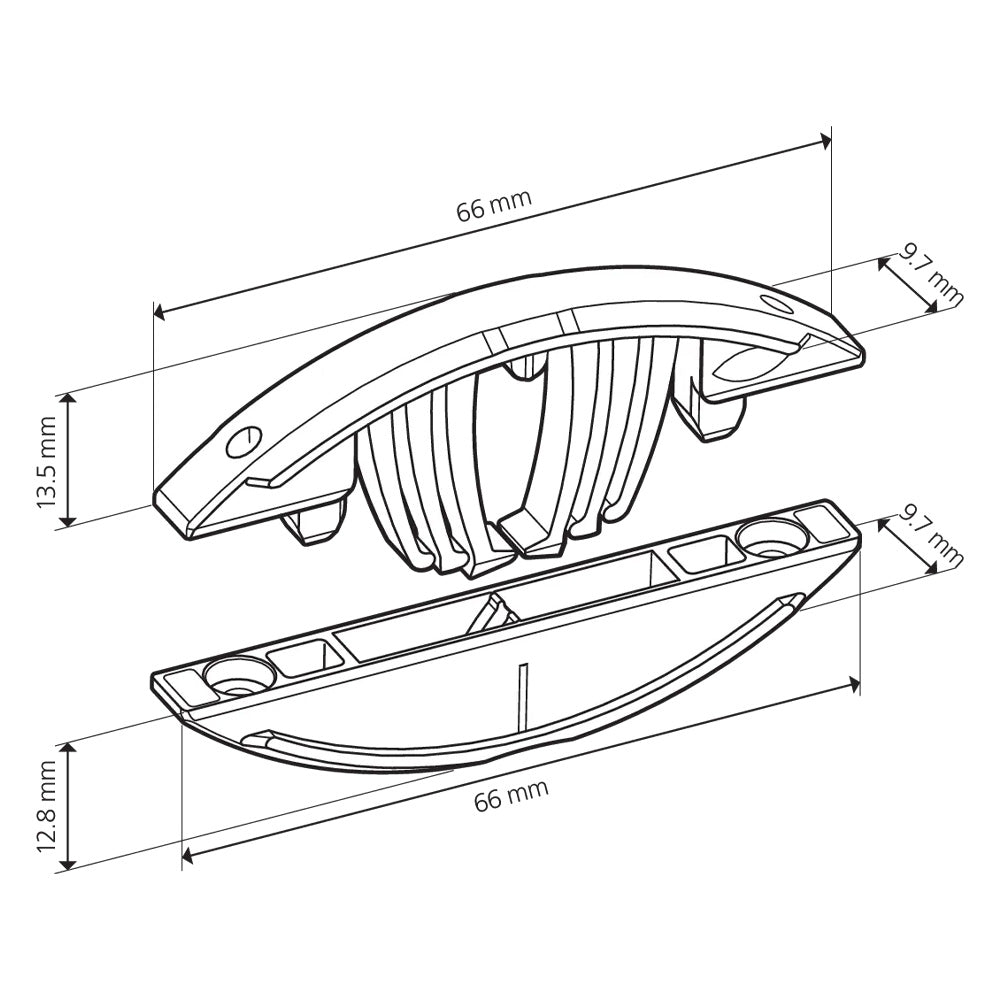 Lamello Tenso P-14 (without preload clip) P-System Connectors