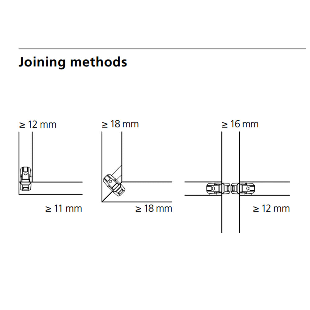 Lamello Clamex Medius P-14/10 Dividing Panel P-System Connectors