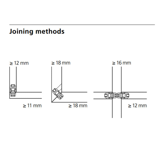 Lamello Clamex Medius P-14/10 Dividing Panel P-System Connectors