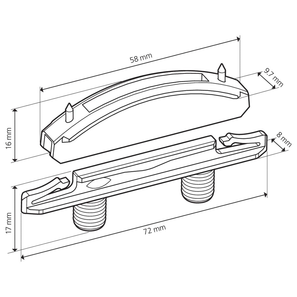 Lamello Divario P-18 P-System Connectors
