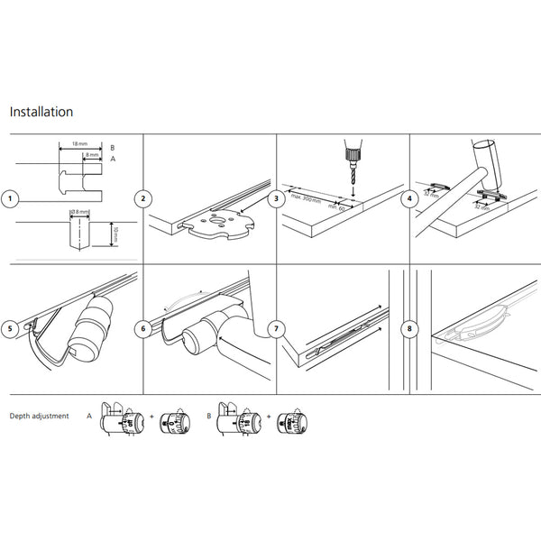 Lamello Divario P-18 P-System Connectors