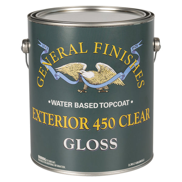 General Finishes Water-Based Exterior 450 Topcoats - Gallon