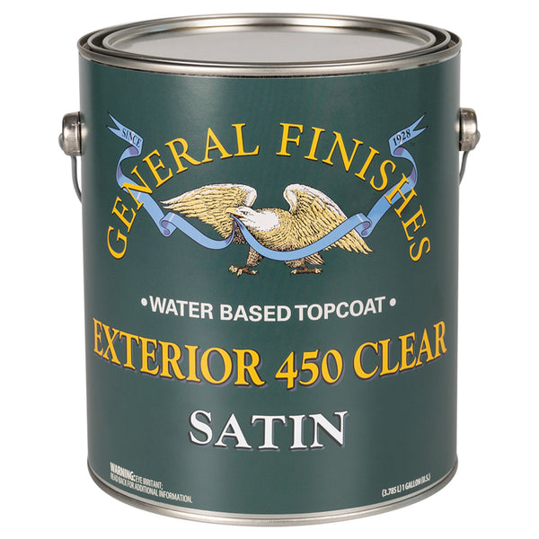 General Finishes Water-Based Exterior 450 Topcoats - Gallon