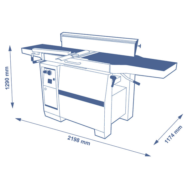 SCM Minimax FS 41ES - Tersa 16" Jointer/Planer - 1PH, 230V