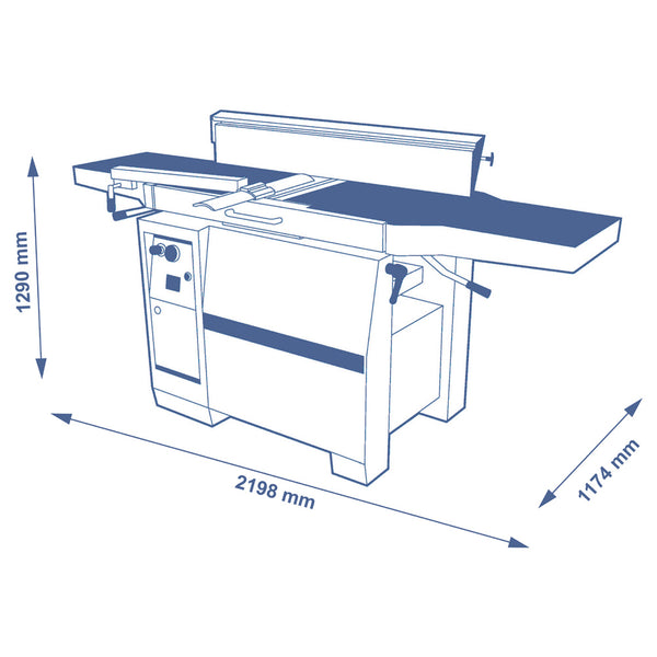 SCM Minimax FS 41ES - Xylent 16" Jointer/Planer - 1PH, 230V