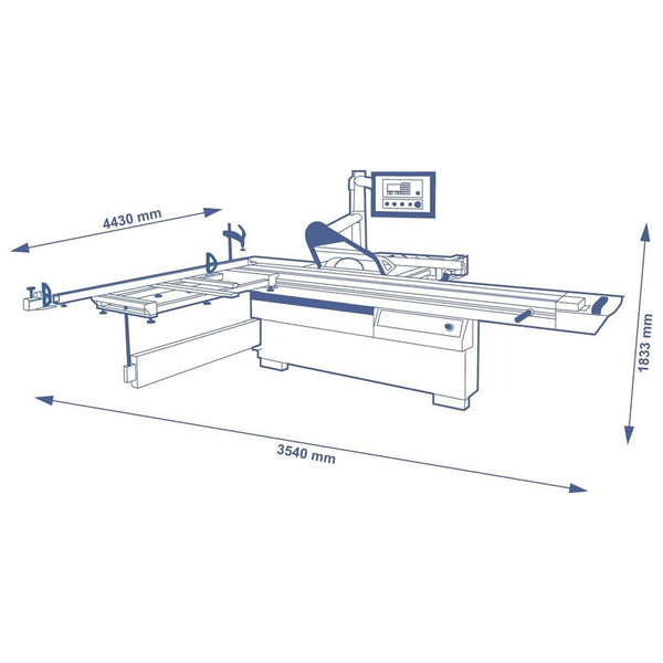 SCM L'invincibile SI X Sliding Table Saw