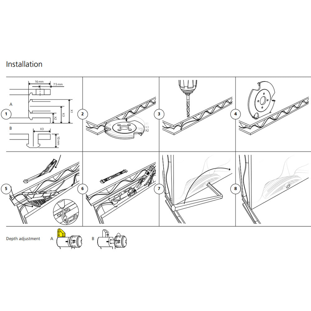 Lamello LC P-16x11 P-System Connectors - 80 Pack