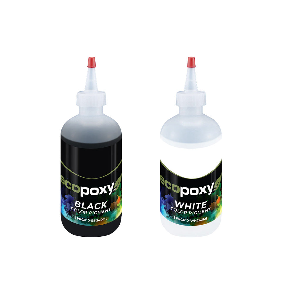 EcoPoxy Color Pigments 240 mL (White or Black)