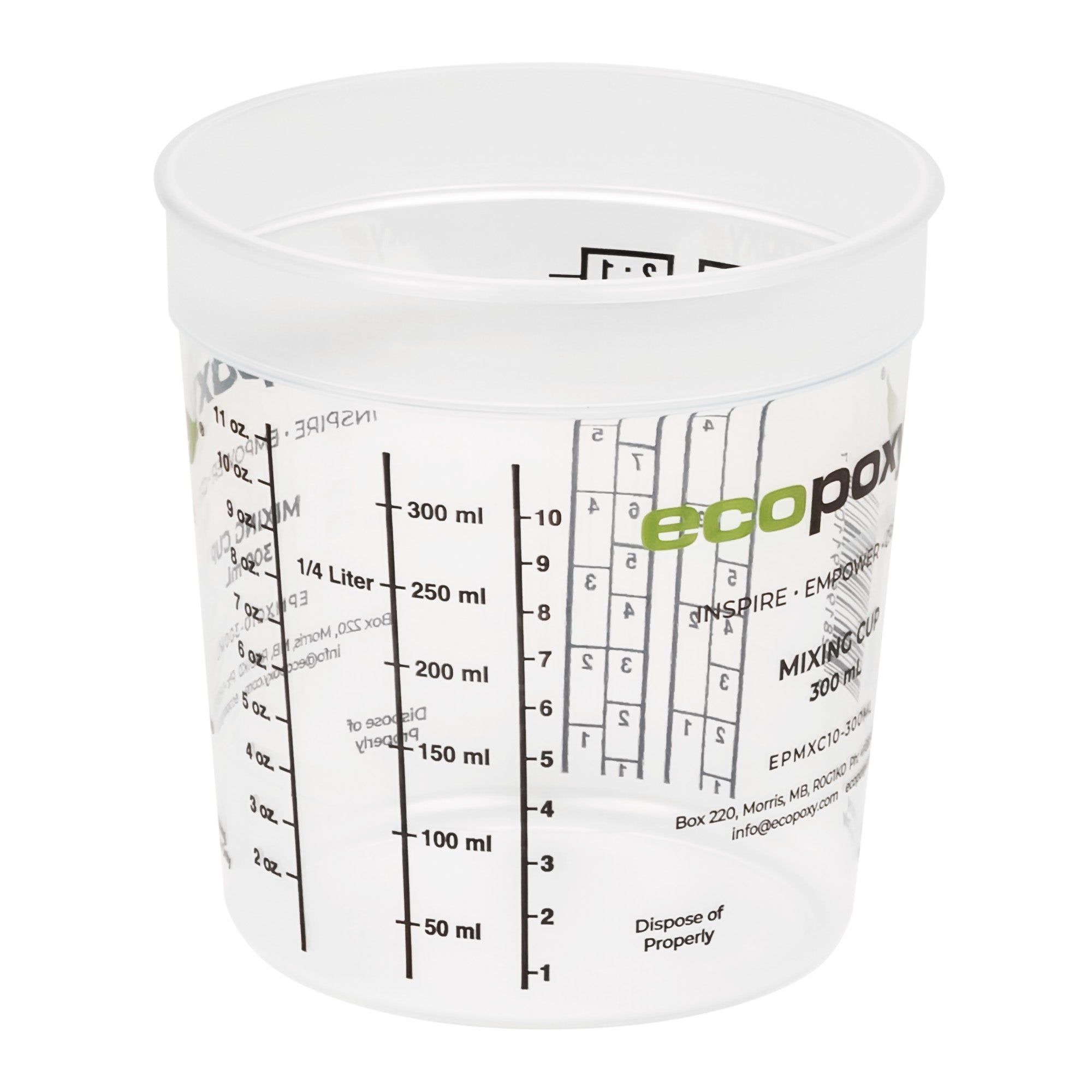 EcoPoxy Graduated Mixing Cups