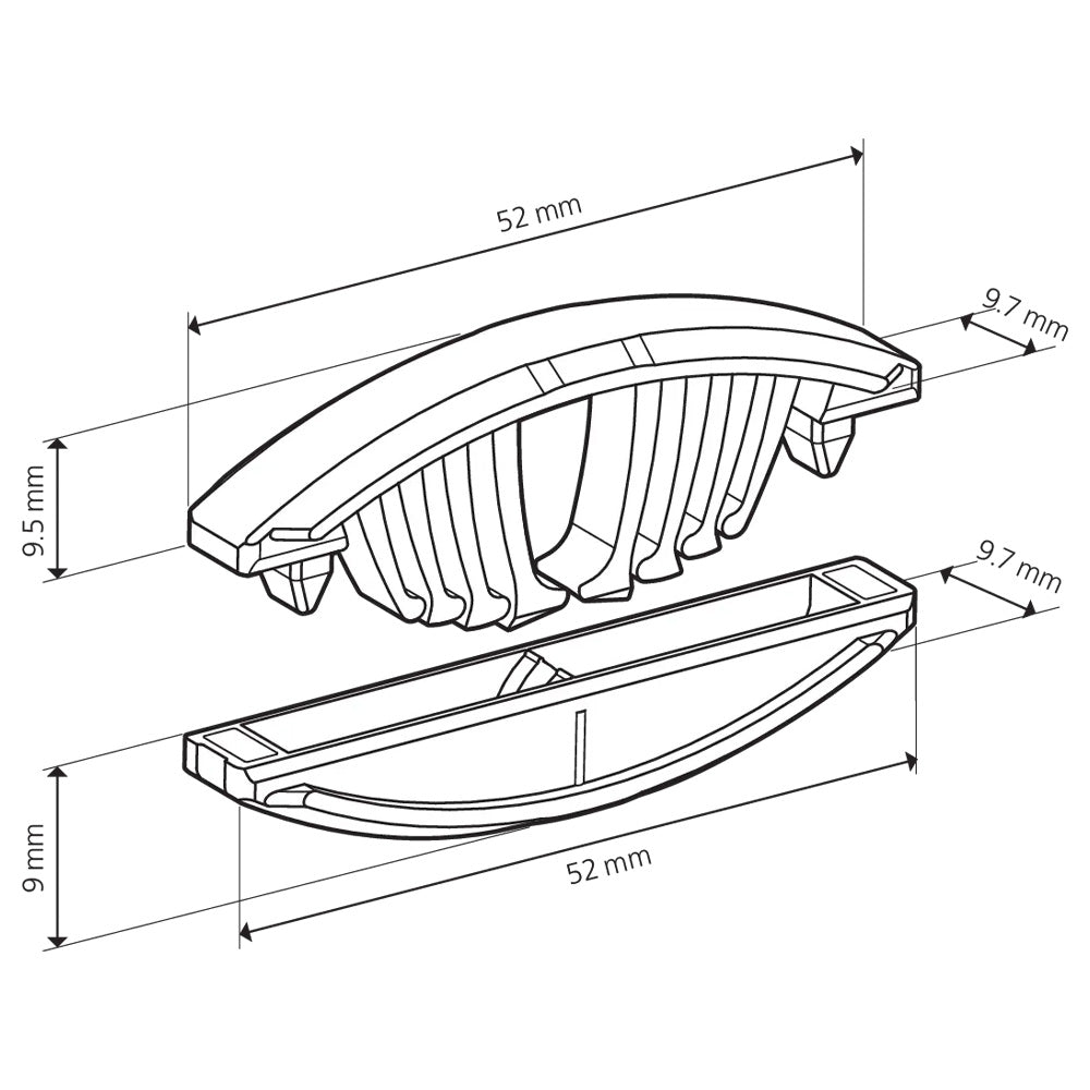 Lamello Tenso P-10 (with preload clip) P-System Connectors