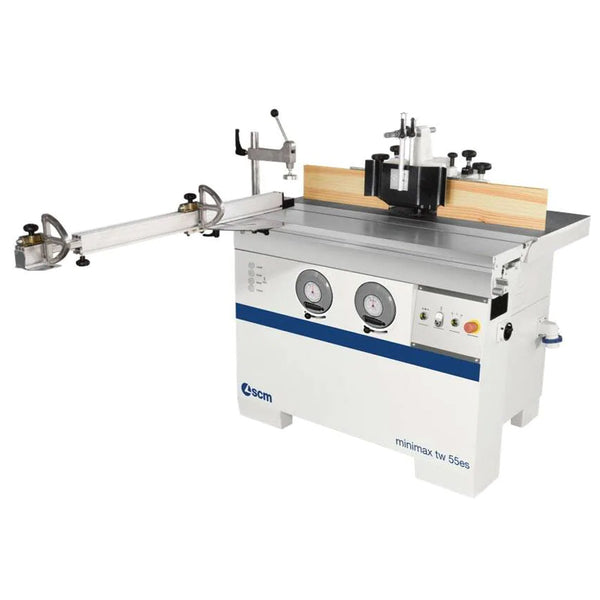 SCM Minimax TW 55es Tilting Spindle Shaper 8hp, 3PH, 220V