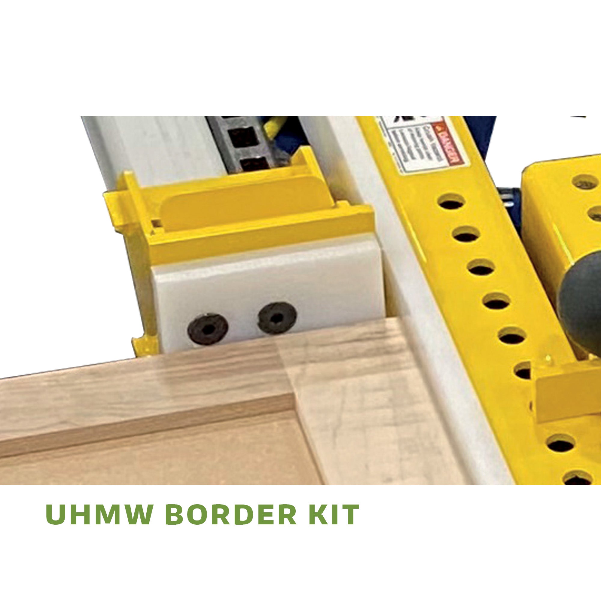 JLT 717C-CHBB-PL Large Capacity Double Miter Door Clamping System with UHMW Border Kit 37