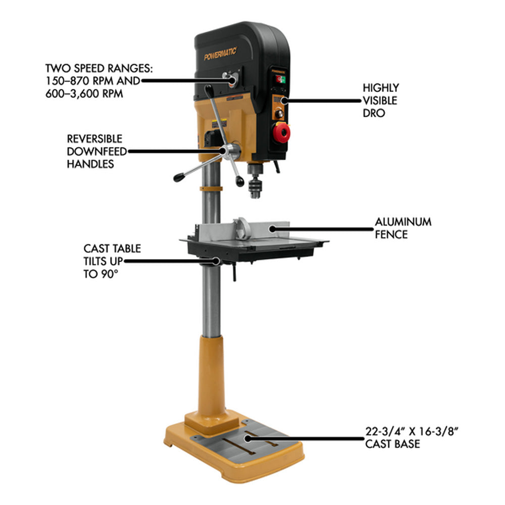 Powermatic PM2820EVS Drill Press