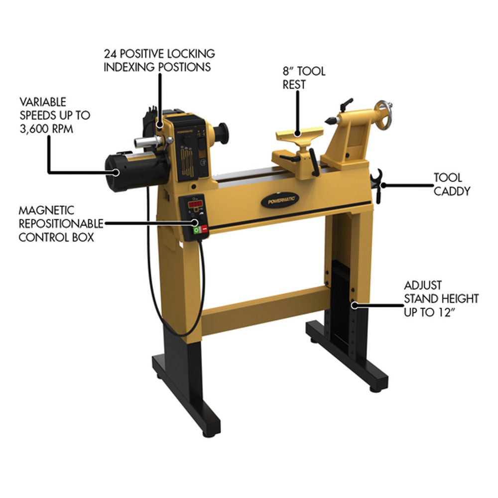 Powermatic 2014 Lathe With Stand