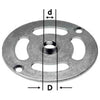 Festool OF 1010 Router Template (10.8 mm OD / 9 mm ID)