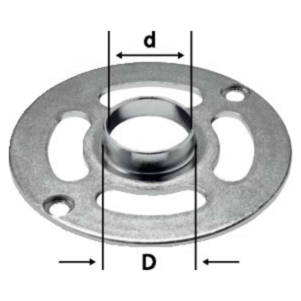 Festool OF 1010 Router Template (24 mm OD / 21 mm ID)