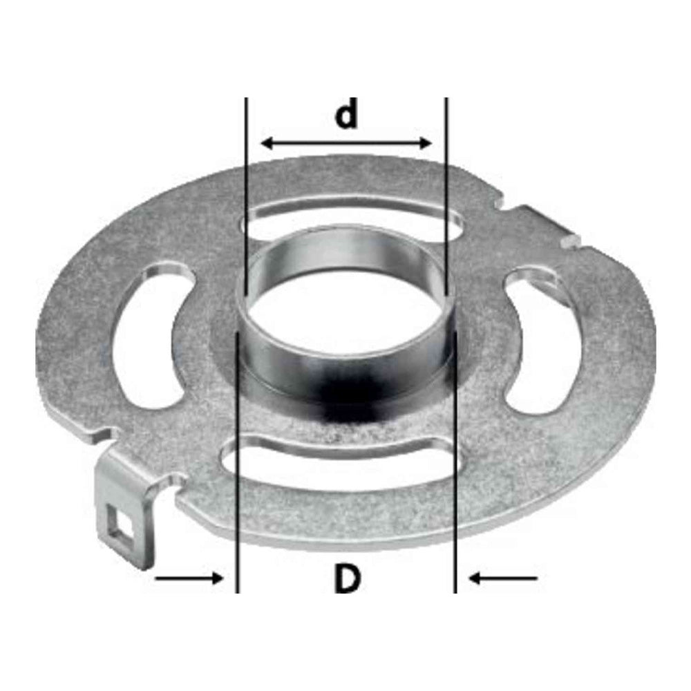 Festool OF 1400 Router Template (30 mm OD / 27 mm ID)