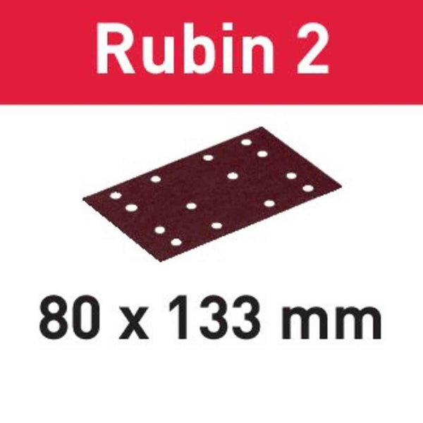 Festool Rubin 2 Abrasive Discs STF 80X133 P40 (50-Pack)