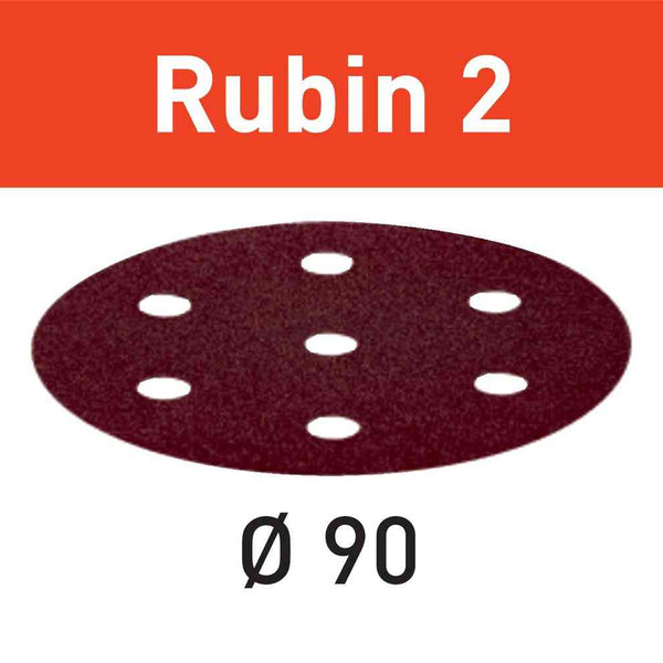 Festool D90 Rubin 2 Abrasive Discs (50-Pack)