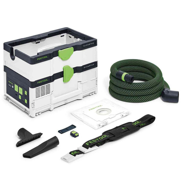 Festool Cordless Mobile Dust Extractor CLEANTEC CTC SYS I HEPA-Basic