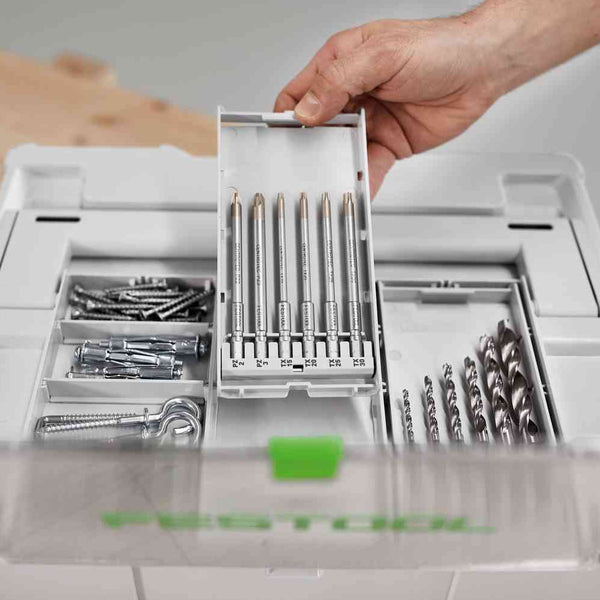 Festool Cases Festool Drill Bit Case BKS SYS3 D3-8 K CE/W F