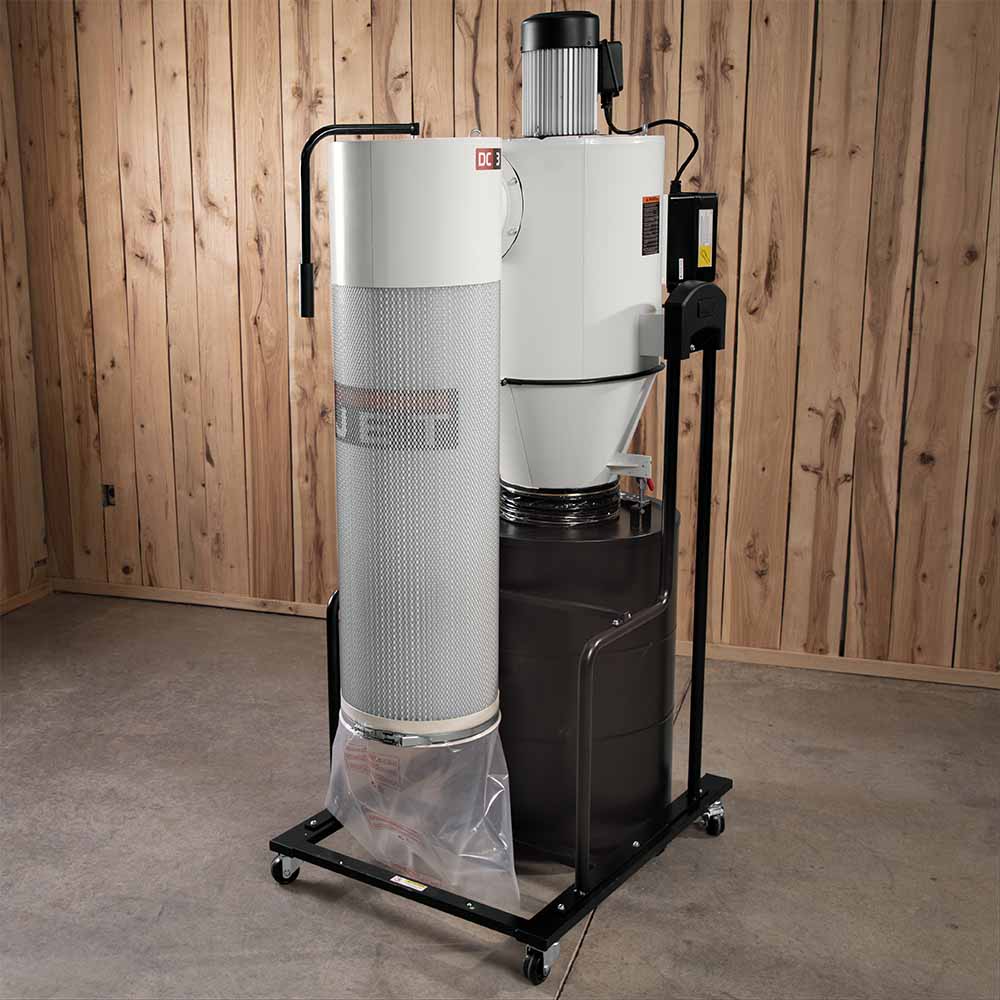 JET JCDC-3 Cyclone Dust Collector, 3HP Kit