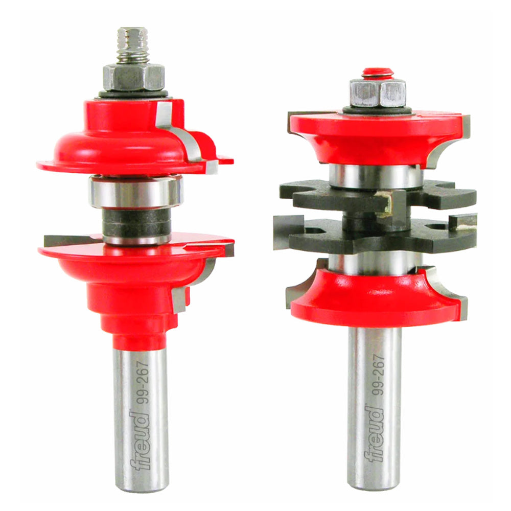 Integrated Door Pull Router Bit Freud Entry & Interior Door Router Bit System 1/2