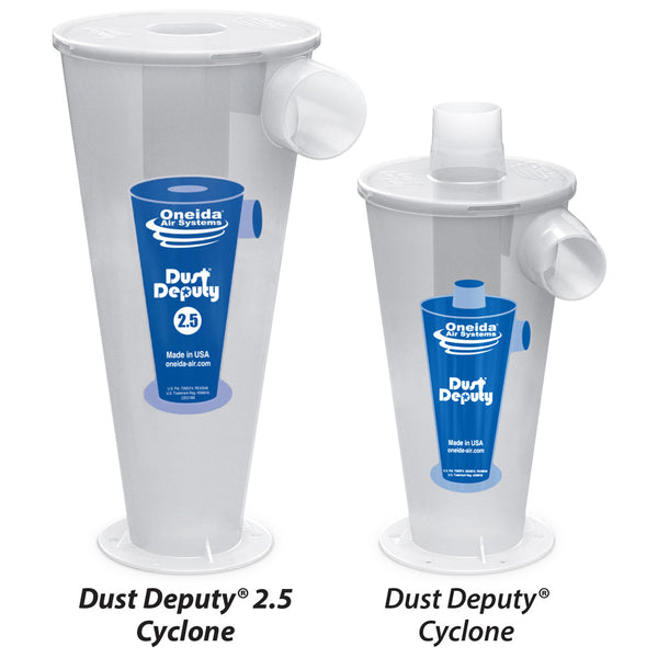 Oneida Dust Deputy 2.5 Deluxe All-Clear Cyclone Separator Kit