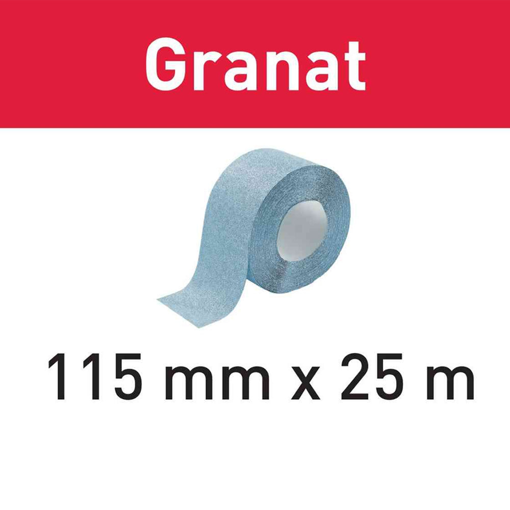 Festool Granat Abrasive Rolls 115 mm x 25 m (4.5