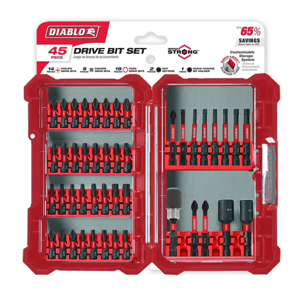 Diablo Screwdriving Set (45 Piece)