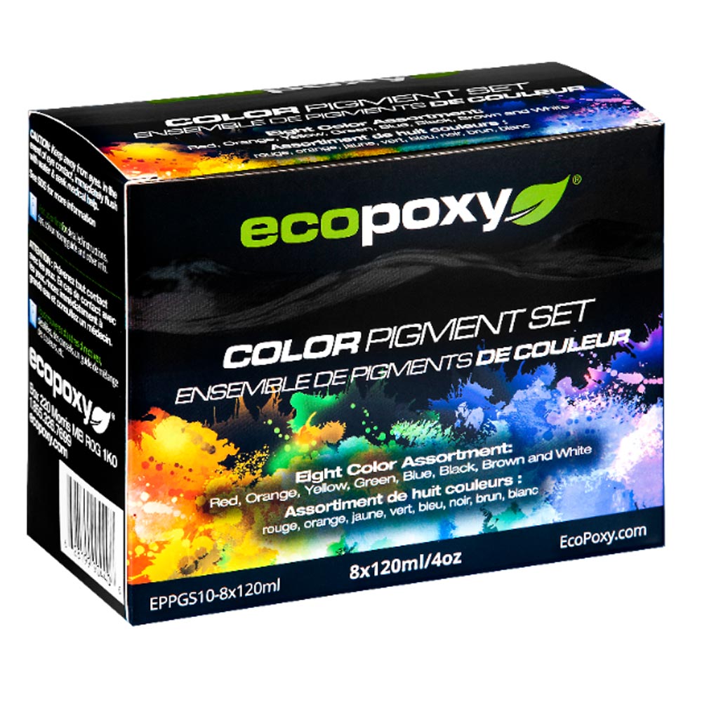 EcoPoxy Color Pigment Set 120 mL (8 Pack)