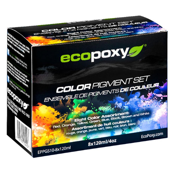 EcoPoxy Color Pigment Set 120 mL (8 Pack)