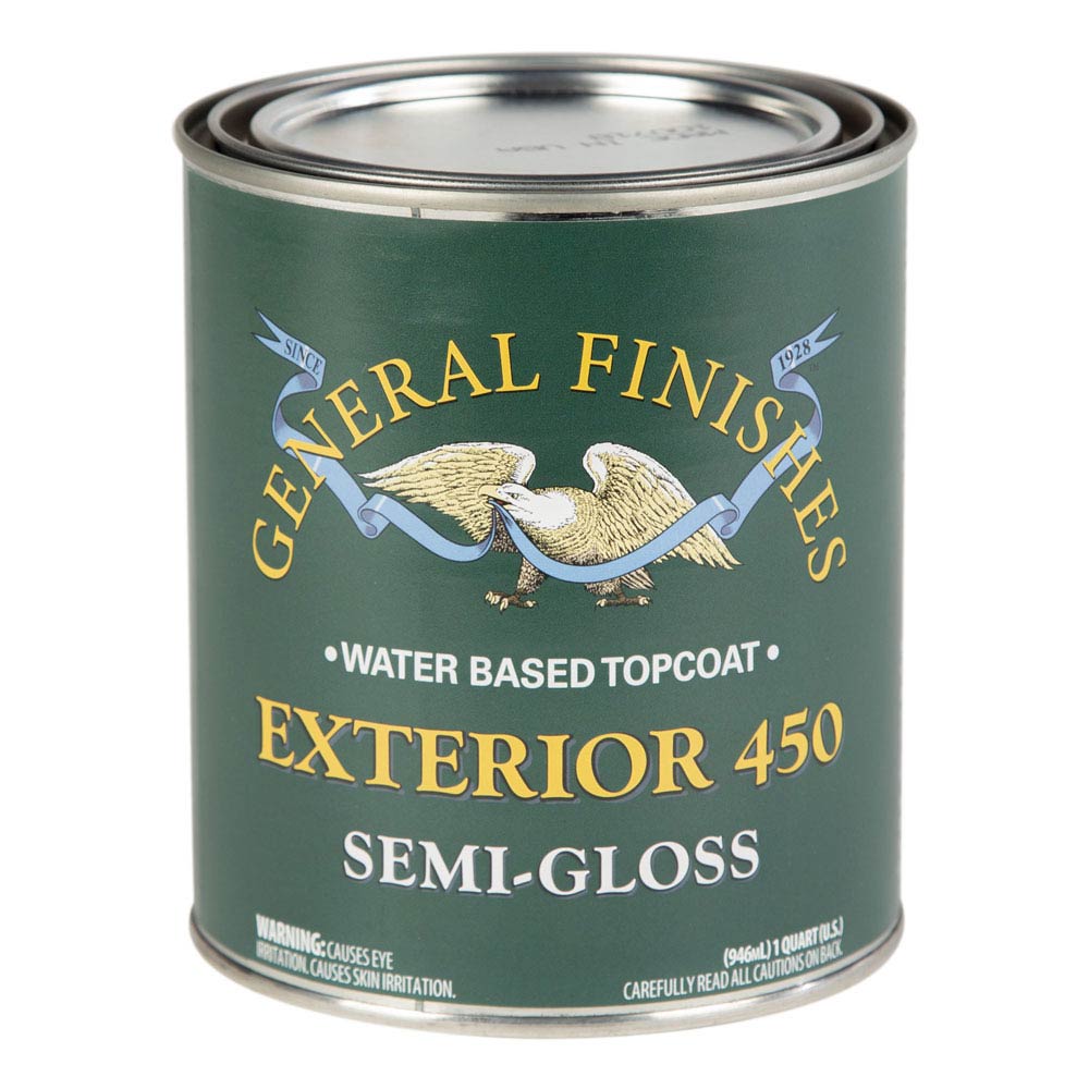 General Finishes Water-Based Exterior 450 Topcoats - Quart