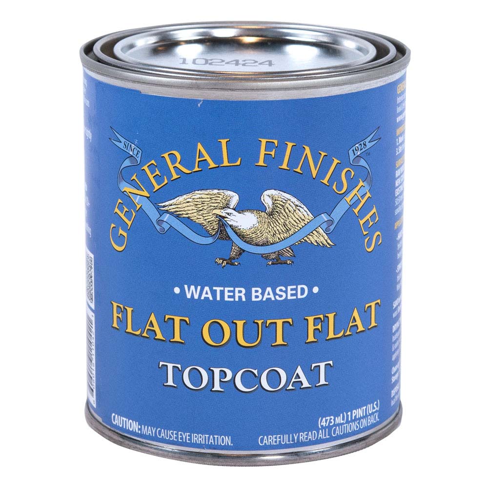 General Finishes Water-Based Flat Out Flat Topcoat - Pint