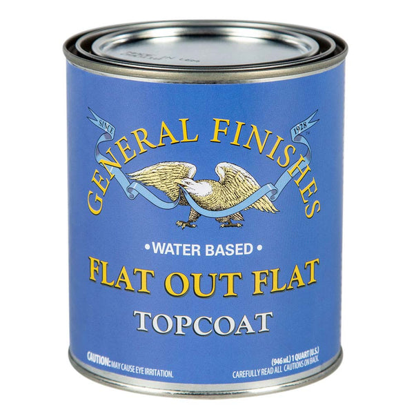 General Finishes Water-Based Flat Out Flat Topcoat - Quart