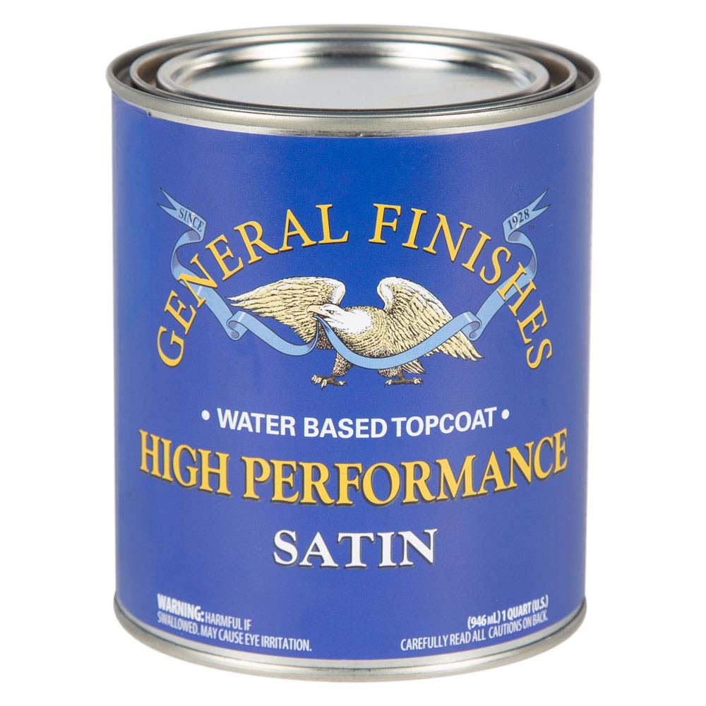 General Finishes Water Based High Performance Topcoats - Quart