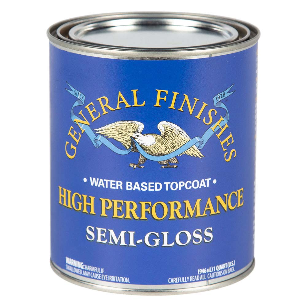 General Finishes Water Based High Performance Topcoats - Quart