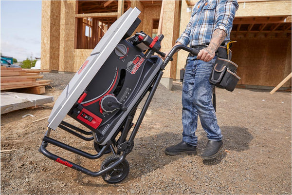 SawStop 15A, 120v Jobsite Saw PRO w/ Mobile Cart Assembly