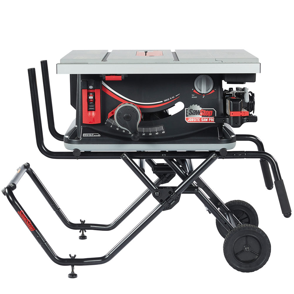 SawStop 15A, 120v Jobsite Saw PRO w/ Mobile Cart Assembly