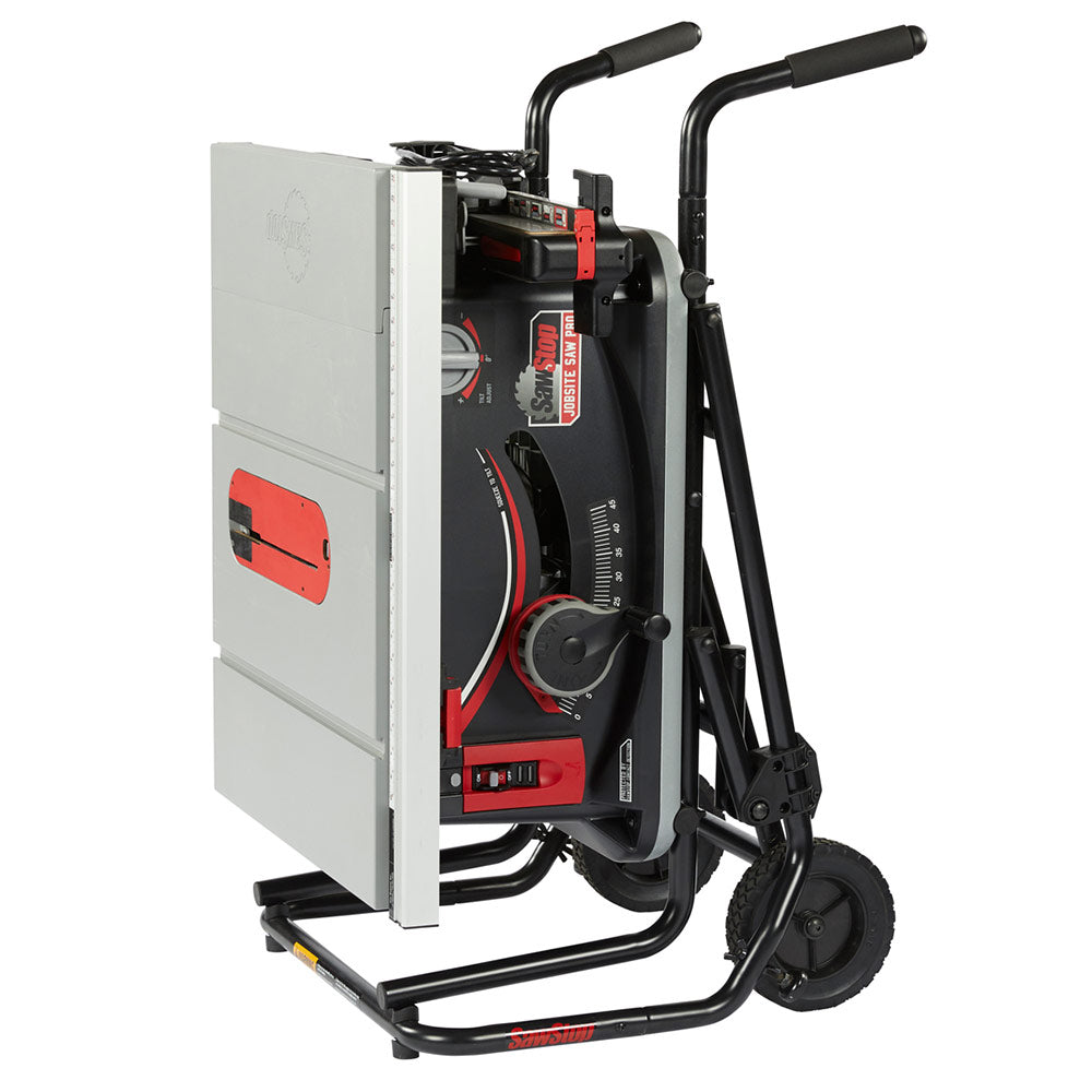 SawStop 15A, 120v Jobsite Saw PRO w/ Mobile Cart Assembly